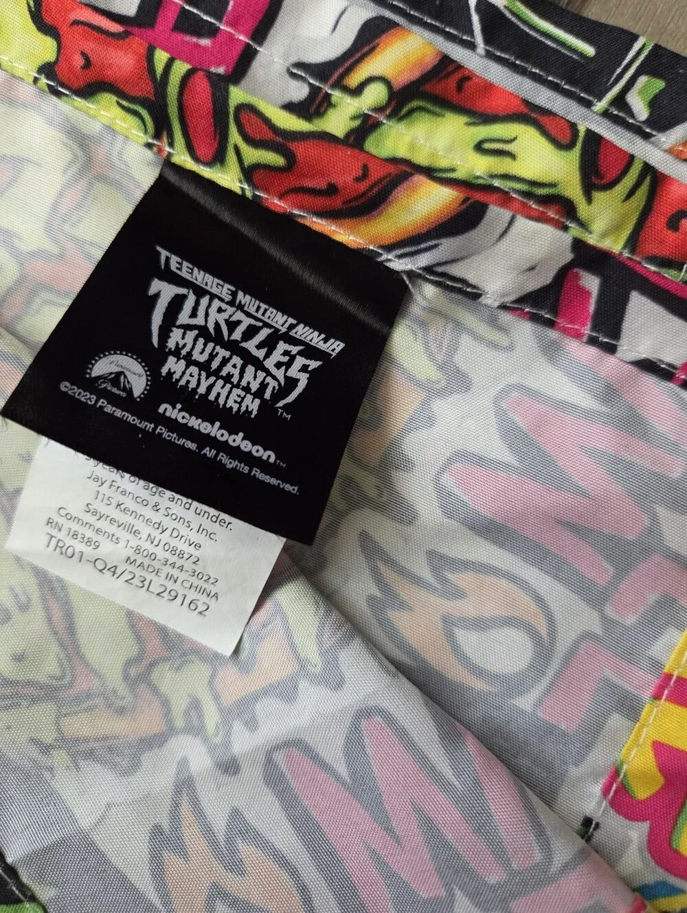 Teenage Mutant Ninja Turtles Multicolor Graphic Sheets